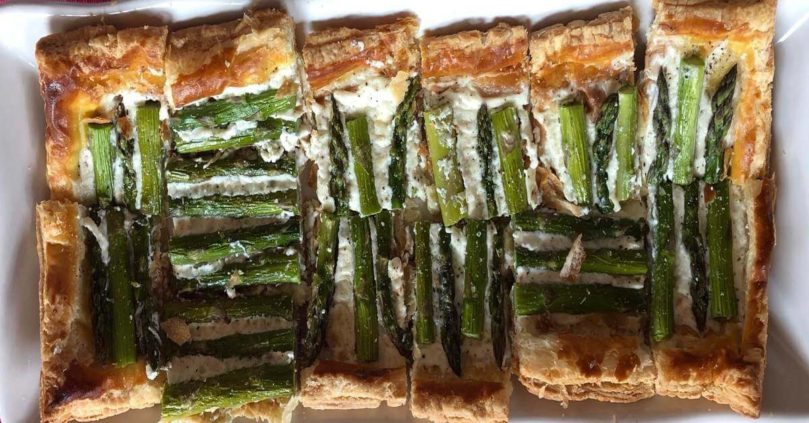 Easy asparagus tart