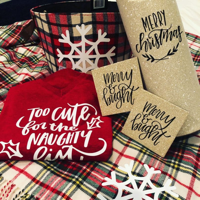 Easy DIY Cricut Christmas Crafts