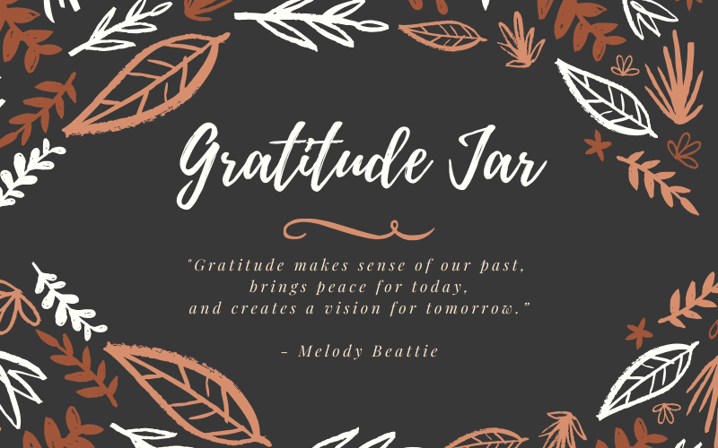How to make a gratitude jar